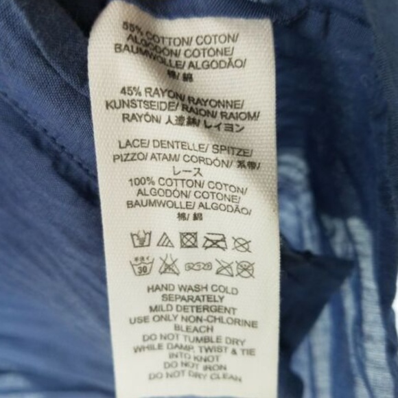 Free People Boho Crochet Trim Split Back Tank - Picture 4 of 7